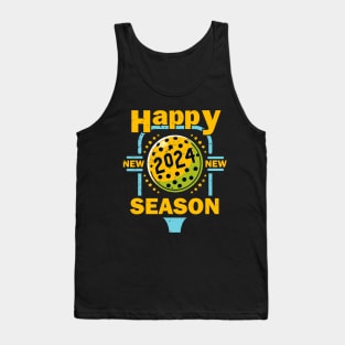 funny pickleball player and lover gift 2024 Happy new pickleball season Tank Top